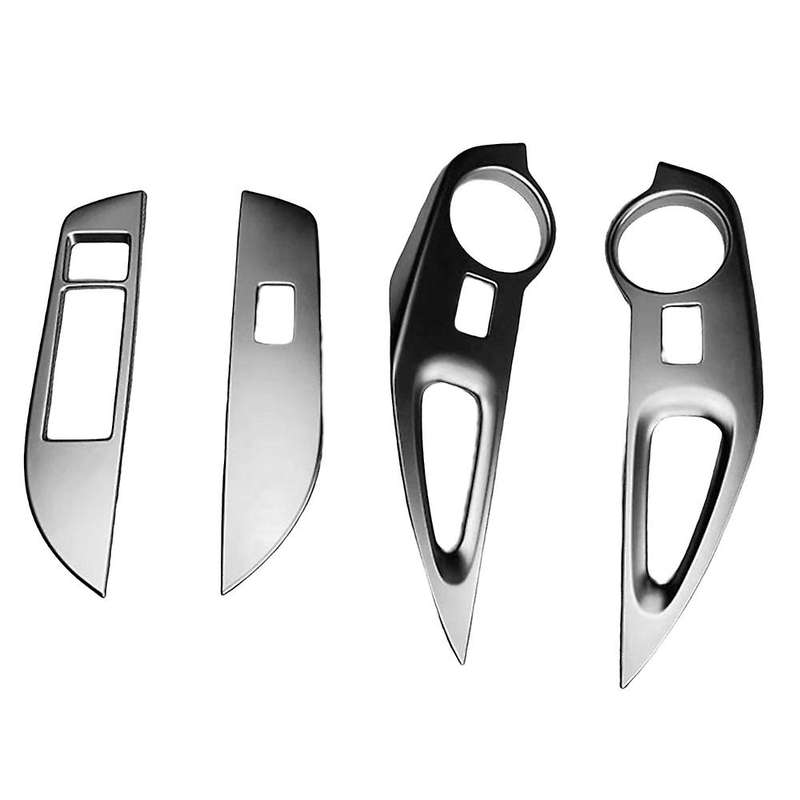 For Toyota Corolla Cross Car Window Lift Switch Cover Chrome