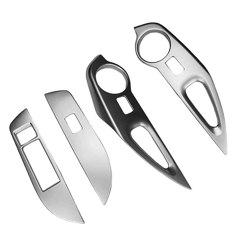 For Toyota Corolla Cross Car Window Lift Switch Cover Chrome
