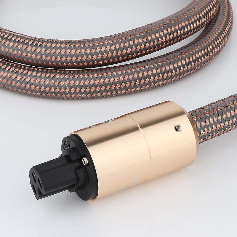 Hi End Power Cord Cd Amplifier Plug Cable Eu Power Cable,1m,eu Plug