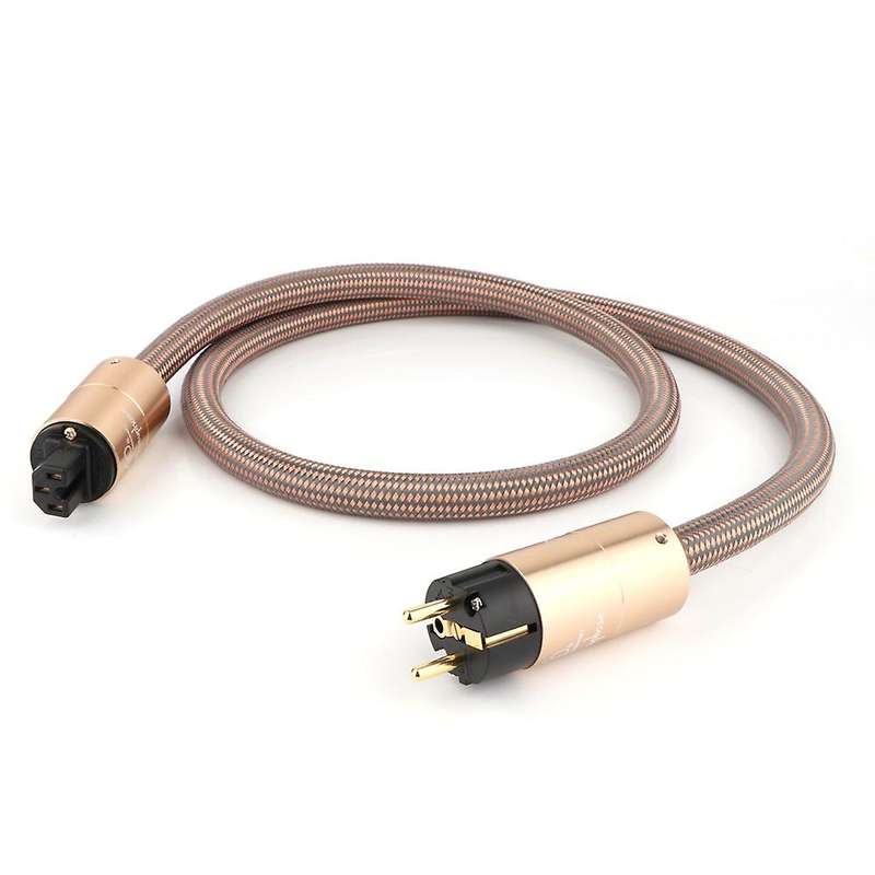 Hi End Power Cord Cd Amplifier Plug Cable Eu Power Cable,1m,eu Plug
