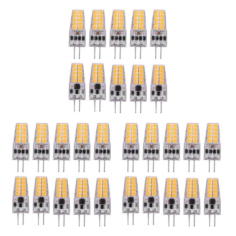 10pcs G4 Led Bulb Ac/dc12v-24v 3w Led G4 Light 20led,warm White