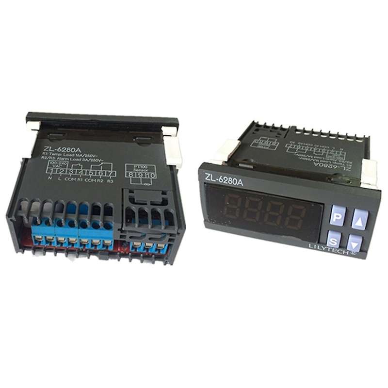 Zl-6280a, 400c, 16a, Pt100, Digital Thermostat High Temperature