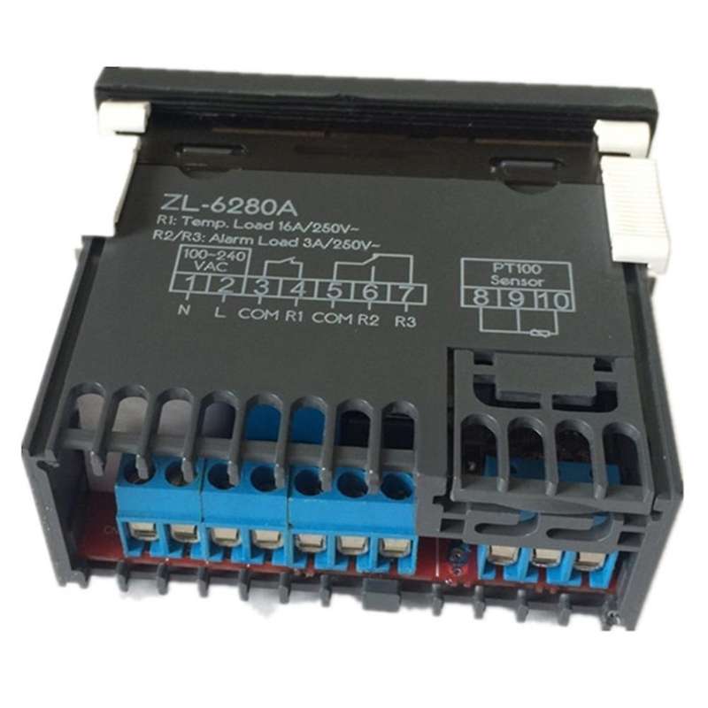 Zl-6280a, 400c, 16a, Pt100, Digital Thermostat High Temperature