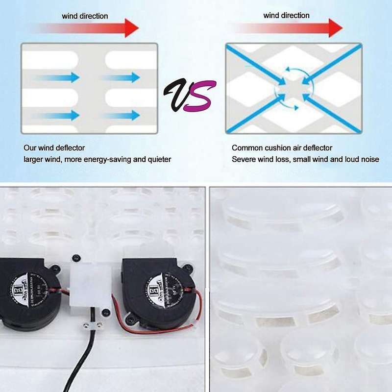 Universal Car Usb Cooling Seat Cover,4 Built-in 3d Fan for Car Home