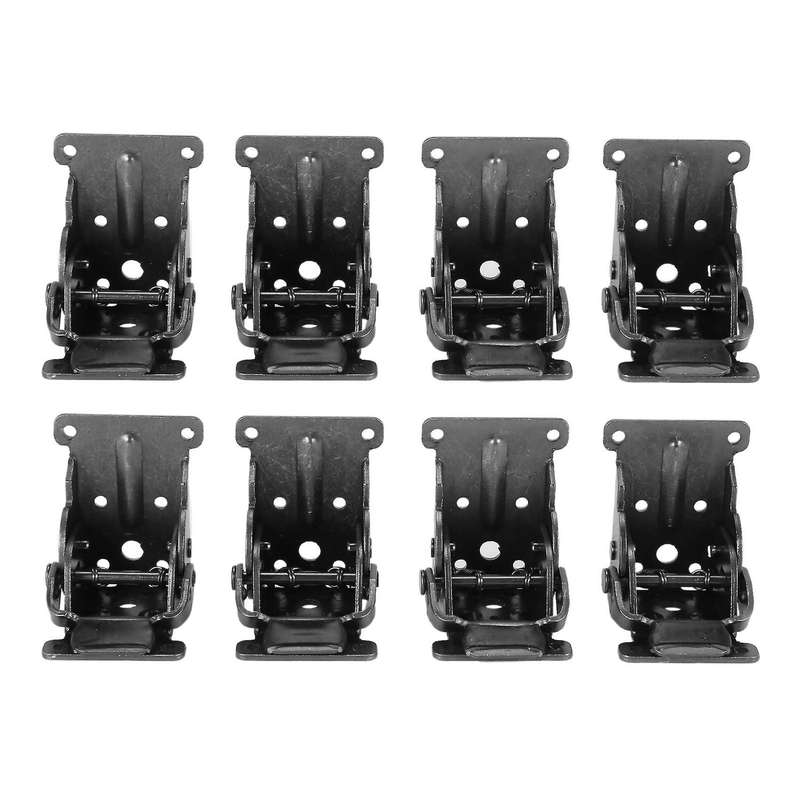 4pcs Collapsible Support Frame Self-locking Hinge Table Leg Fittings