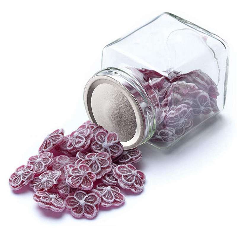 100 Pcs 70mm Mason Jar Split-type Lids with Silicone Seals Rings