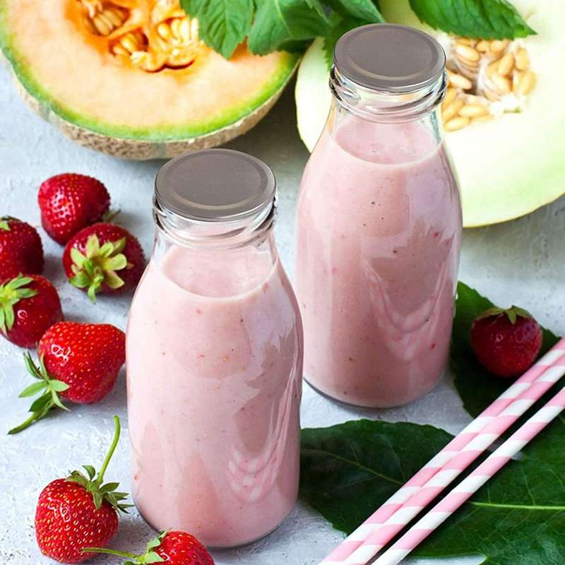 100 Pcs 70mm Mason Jar Split-type Lids with Silicone Seals Rings