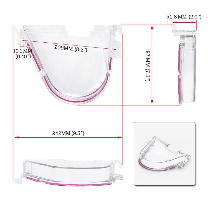 For Civic 96-00 Ek Eg D15 D16 Engine Clear Cam Gear Timing Belt Cover