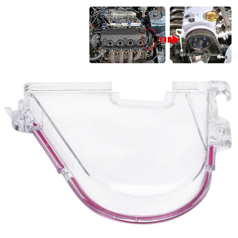 For Civic 96-00 Ek Eg D15 D16 Engine Clear Cam Gear Timing Belt Cover