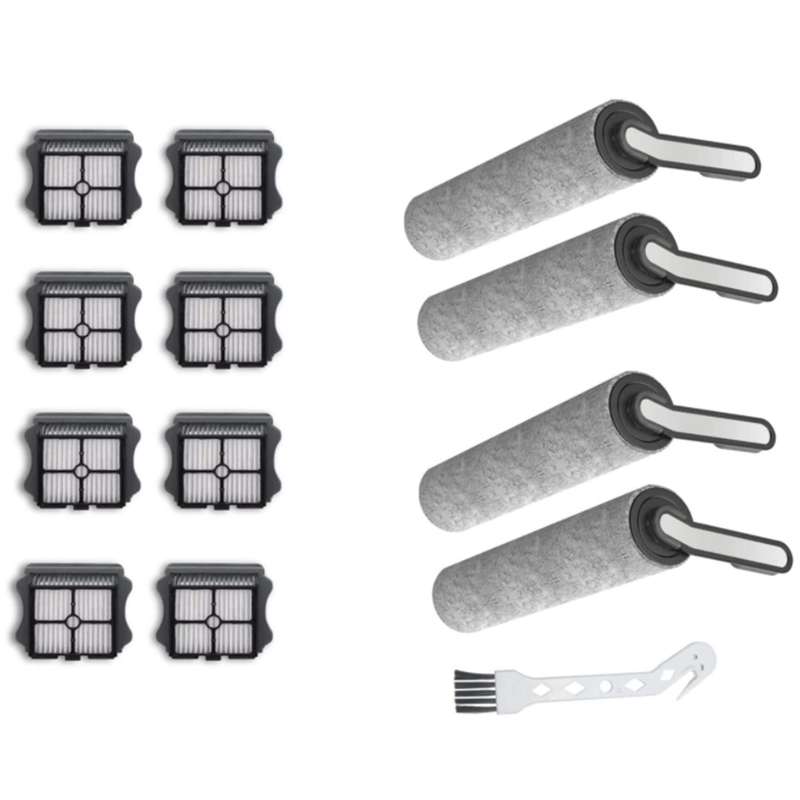 1 Set Replacement Brush Roller and Vacuum Hepa Filter for Tineco