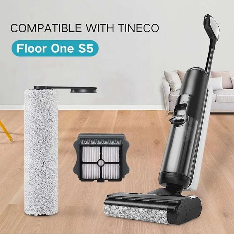 1 Set Replacement Brush Roller and Vacuum Hepa Filter for Tineco