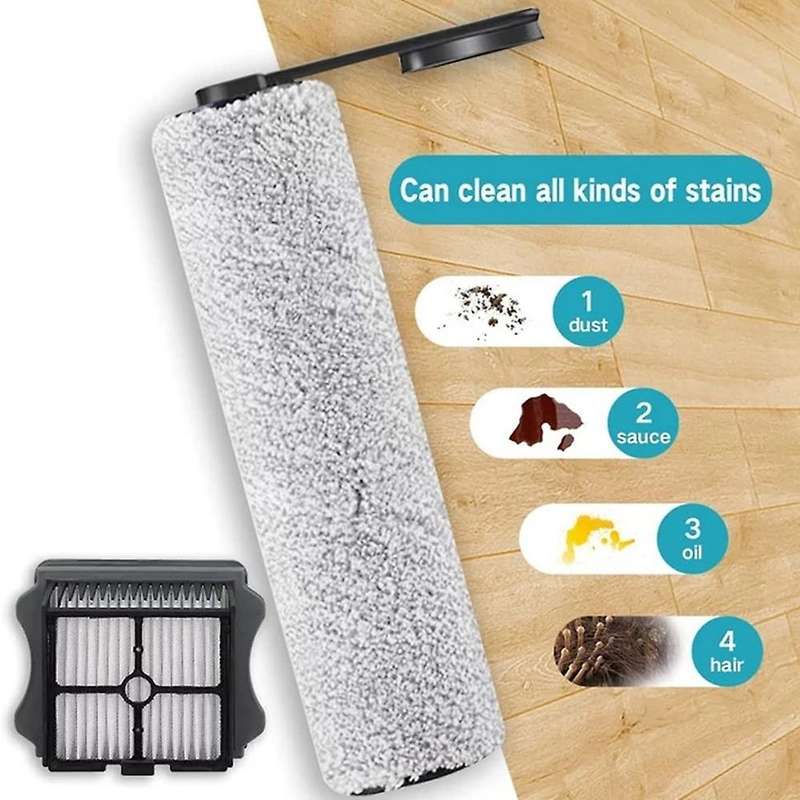 1 Set Replacement Brush Roller and Vacuum Hepa Filter for Tineco