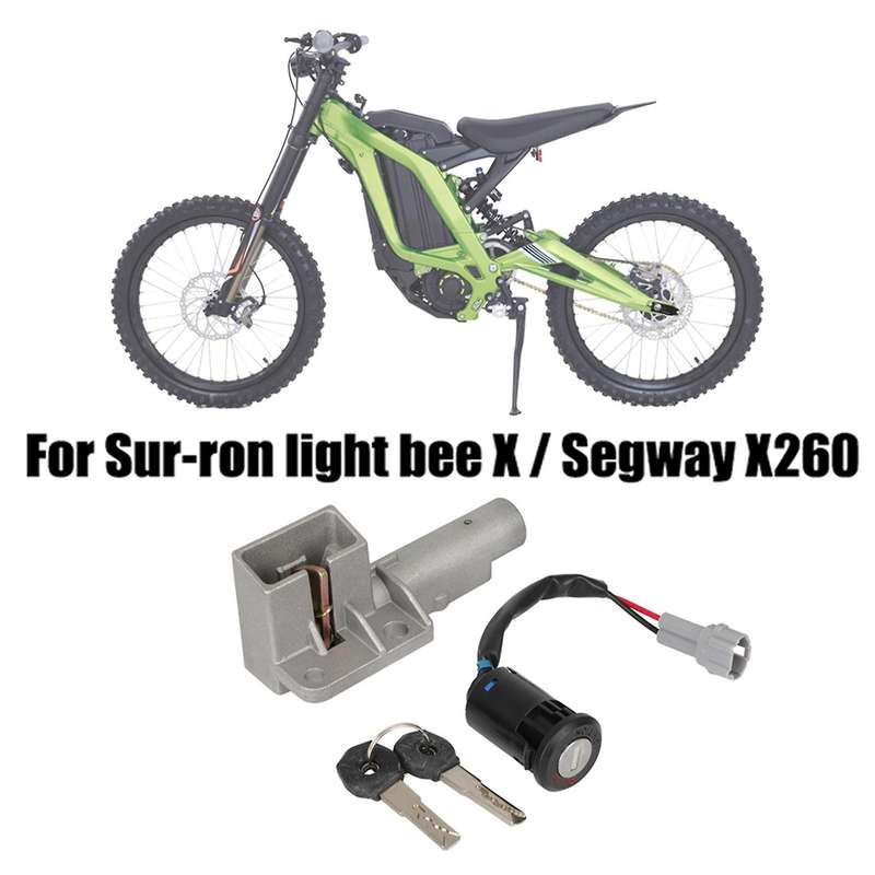 Motorcycle Off-road Bike Plug&play Ignition Switch Seat Lock Key Set