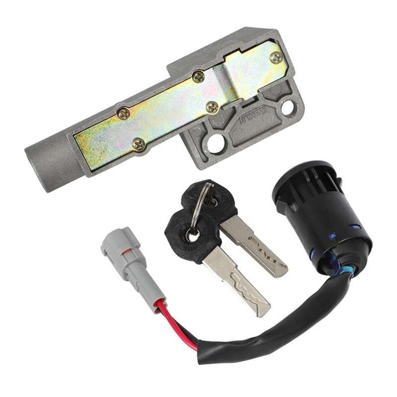 Motorcycle Off-road Bike Plug&play Ignition Switch Seat Lock Key Set