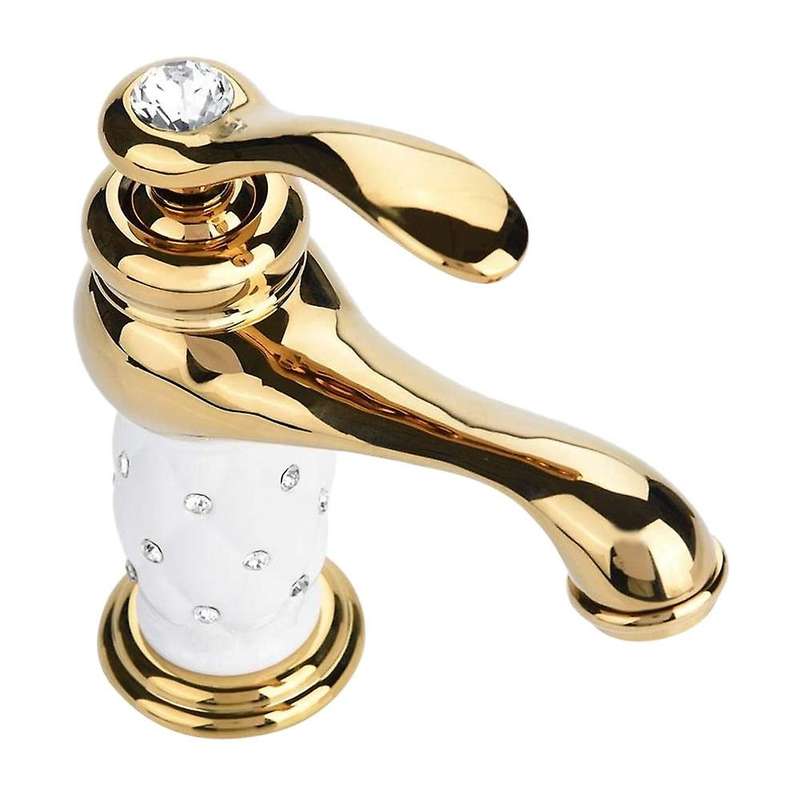 Faucet Brass Faucet Sink Part for Bathroom Kitchen House (golden)