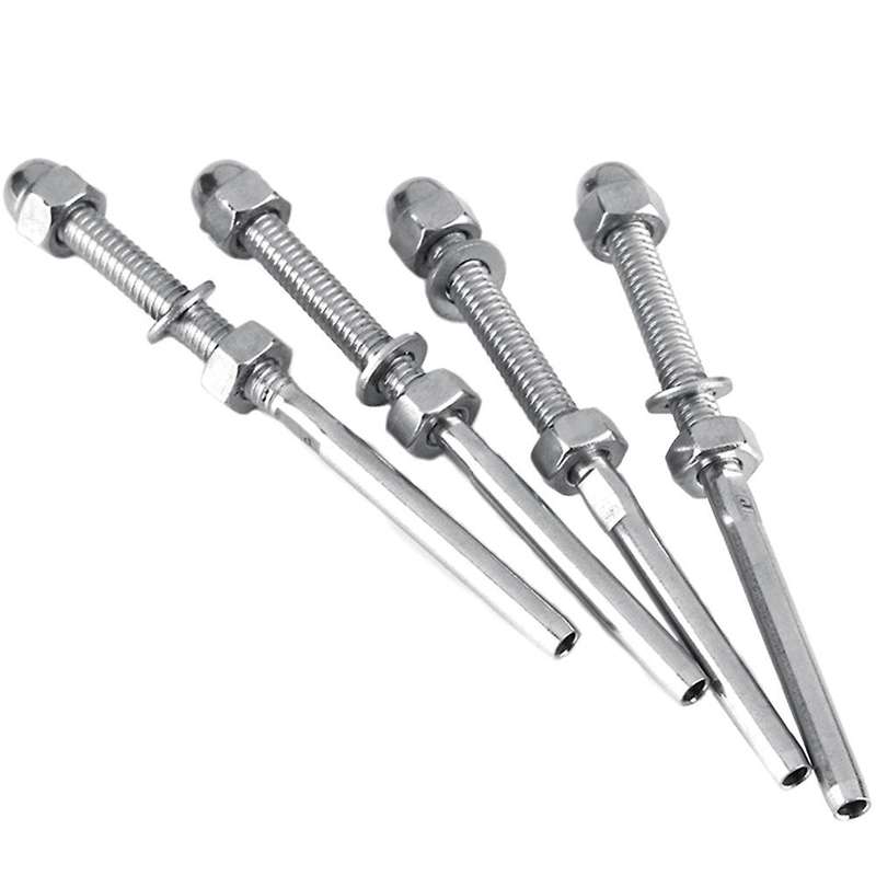 50 Pcs Stainless Steel Railing Tensioner for 1/8 Inch Cable Wire