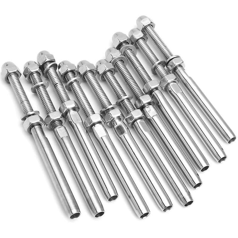 50 Pcs Stainless Steel Railing Tensioner for 1/8 Inch Cable Wire