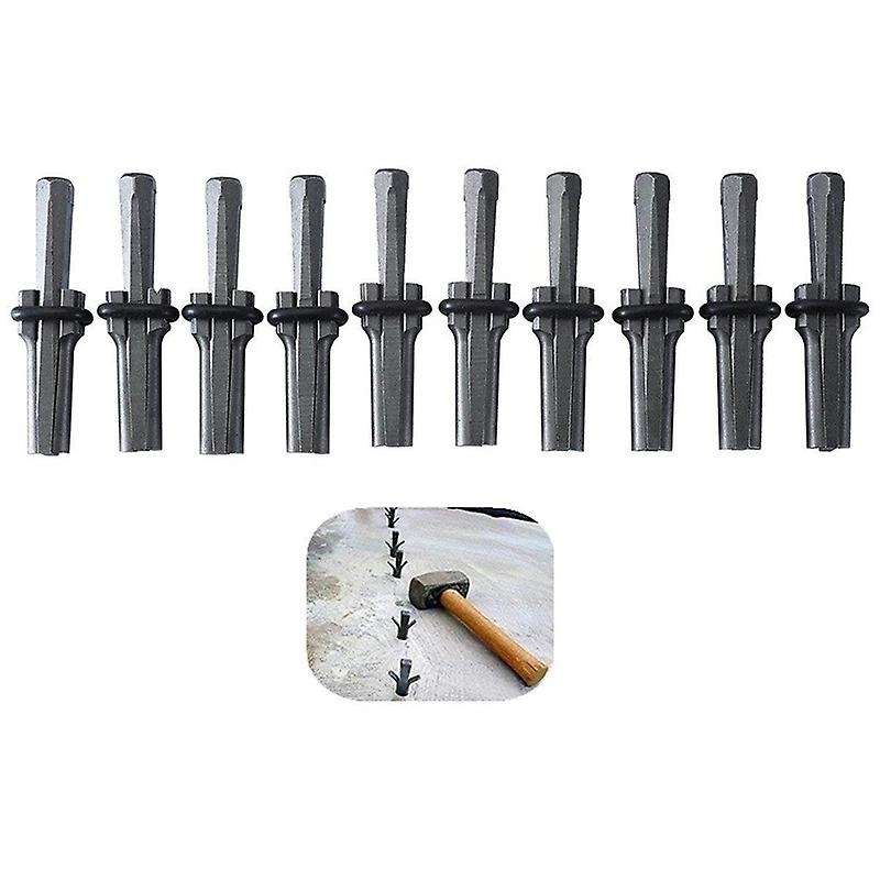 10 Pcs 9/16inch Plug Wedges Feather Shims Concrete Rock Stone