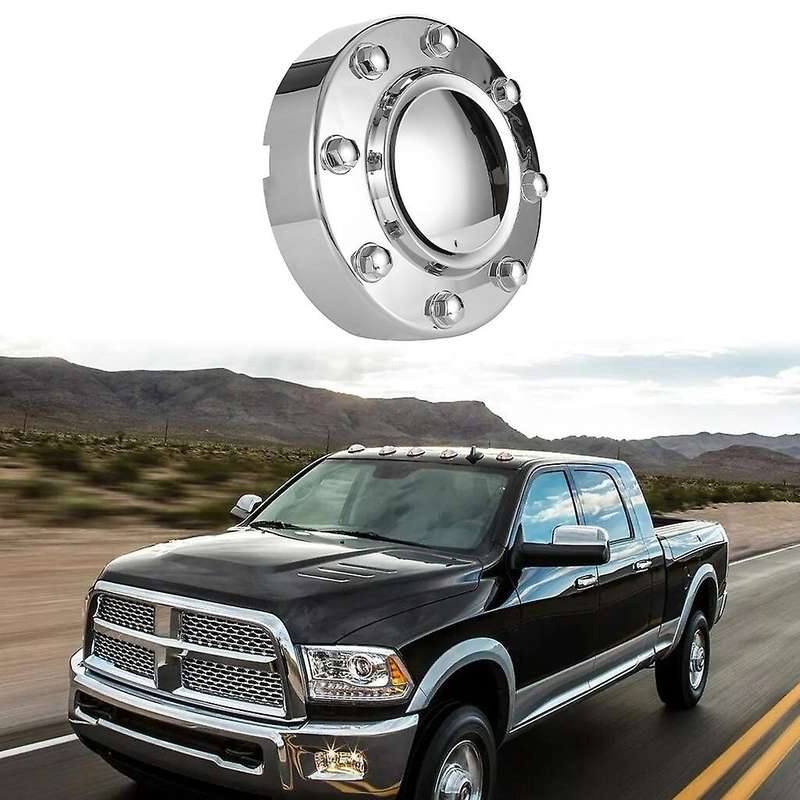 Front Chrome Center Hubcap for Dodge Ram 3500 2011-2018 Dually Lh Rh