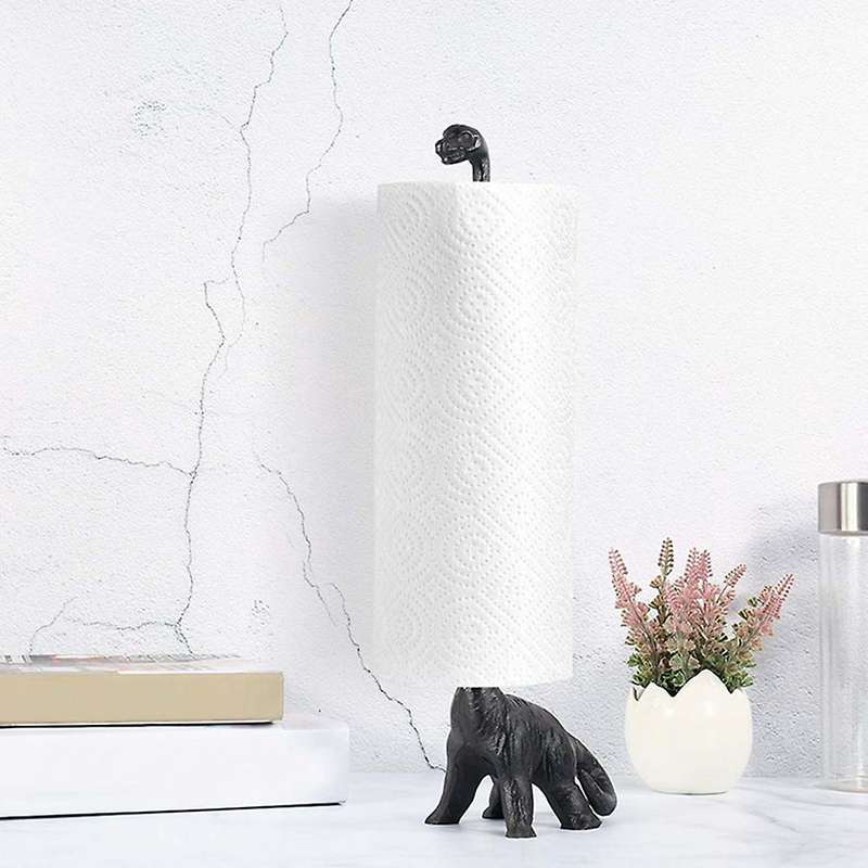 Dinosaur Paper Towel Holder Rustic Decor Home Decoration Accessories