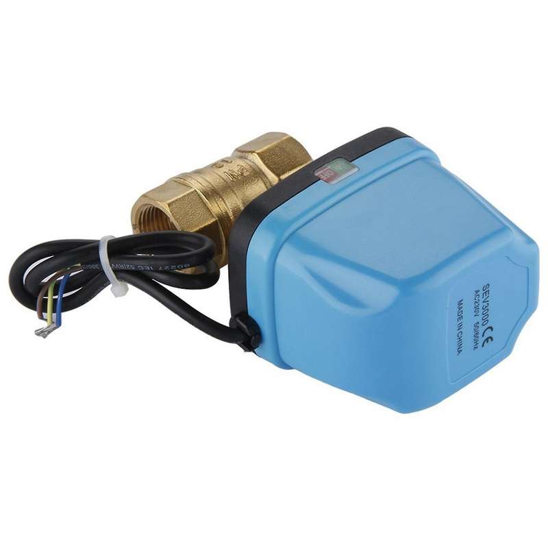 2x 2-wege Zweiwegeventil Motorkugelhahn 220v Dn20 (g3/4 Zoll)