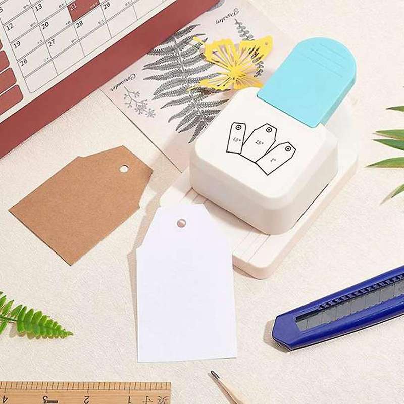 3 Pack 3 In 1 Bookmark Punch 1.5,2 Or 2.5 Inch for Diy Bookmarks,tags