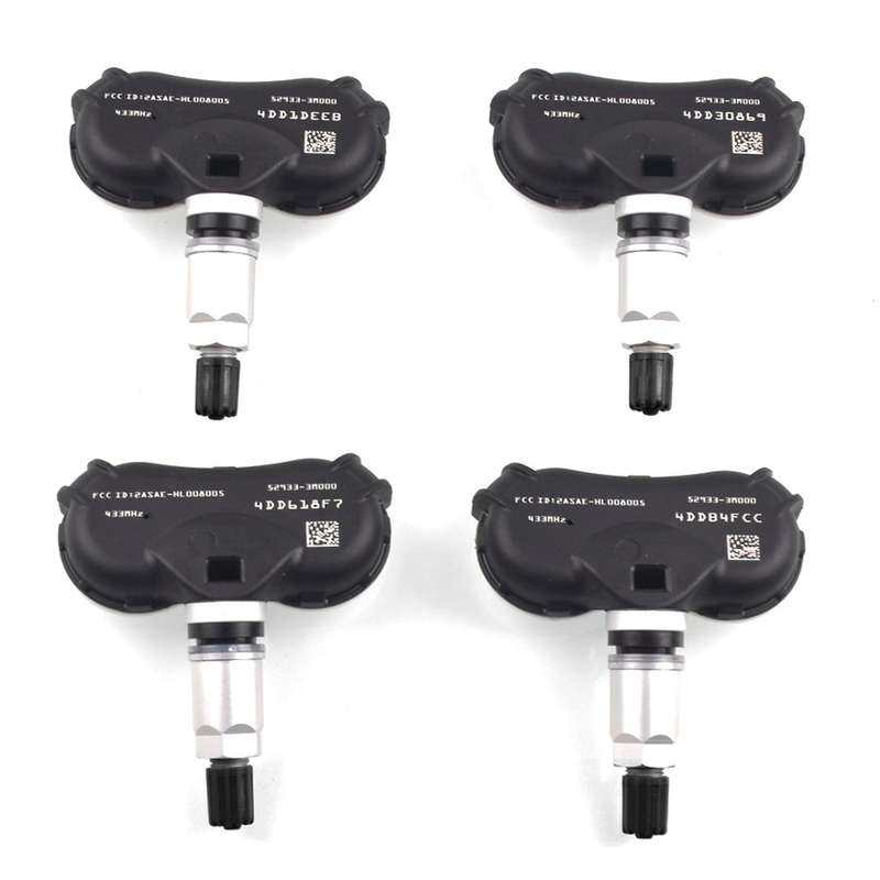 4pc 52933-3m000 Car Tire Pressure Monitor Sensor for Hyundai Ix35