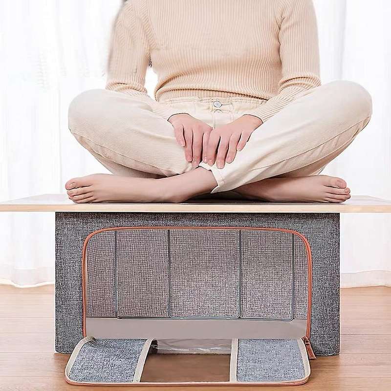 Clothes Storage Bag,2 Pcs Foldable Storage Box,66l