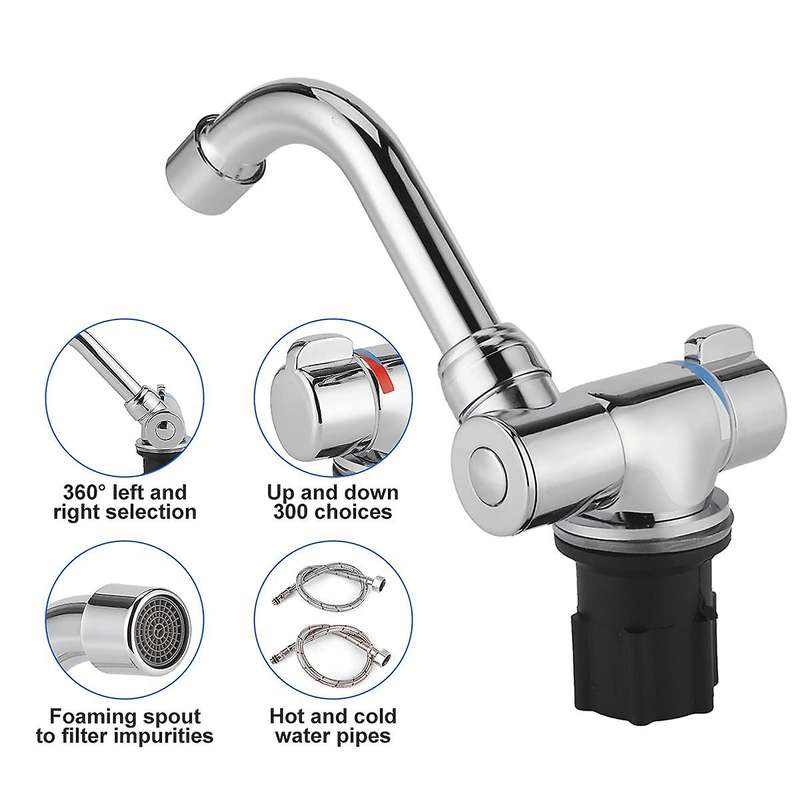 G1/2 Thread Rv Folding Adjustable 360 Rotation for Caravan Yachts