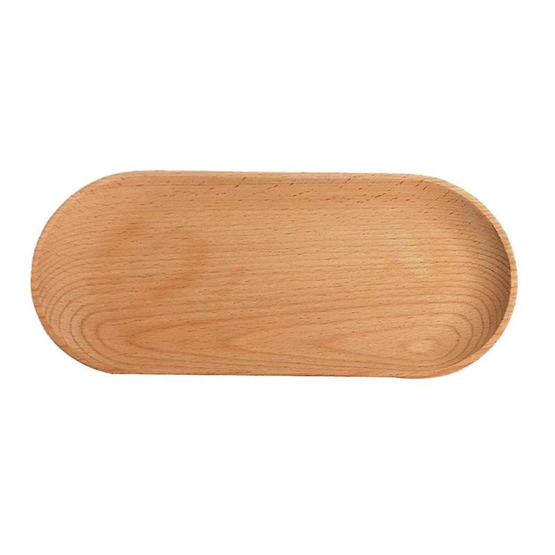 Japanese Style Wooden Tray Cafe Dessert Tray Cake Tray 10x23cm