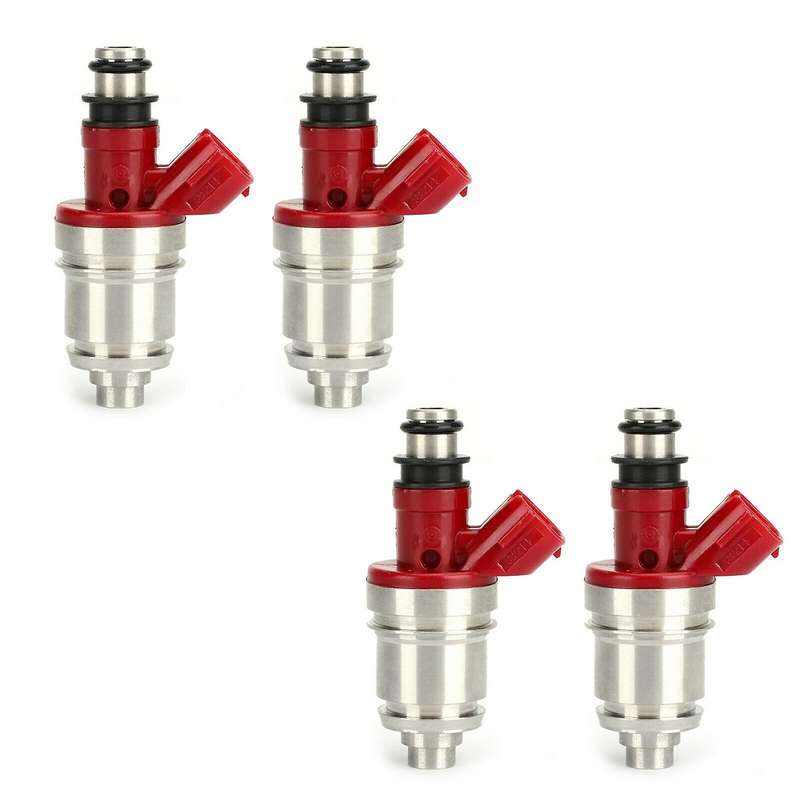 4pcs Fuel Injectors Fit for Isuzu Amigo Pickup Rodeo 2.6l 15710-77ea0