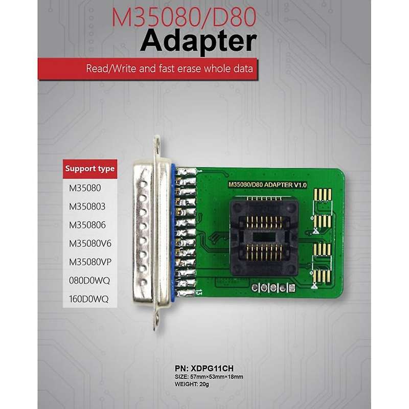 Vvdi Prog Programmer M35080/d80 Adapter V1.0