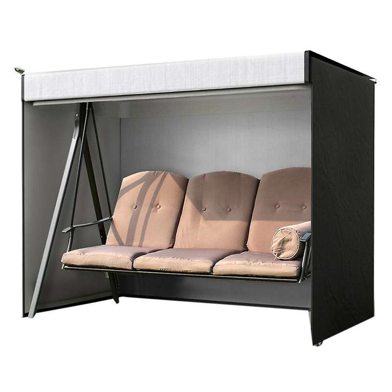 Garden Swing Cover 3-seater Hammock Sun Shade Waterproof Chair Cover