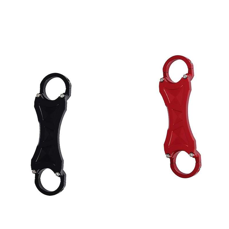 Motorcycle Fork Suspension Shock Absorber Balance Bracket(black)