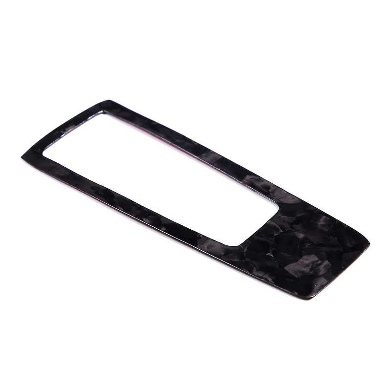 For-porsche 911 2019 Real Carbon Fiber Car Gear Panel Sticker Trim