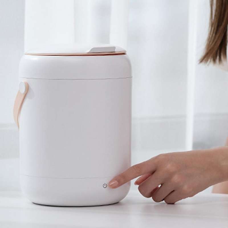 Ultrasonic Washing Machine Travel Portable Laundry Washer Eu Plug,e