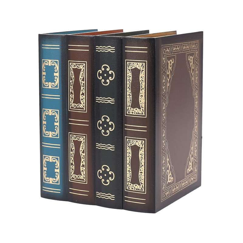 False Book Box Vintage Storage Props Book Jewelry Storage Decorative