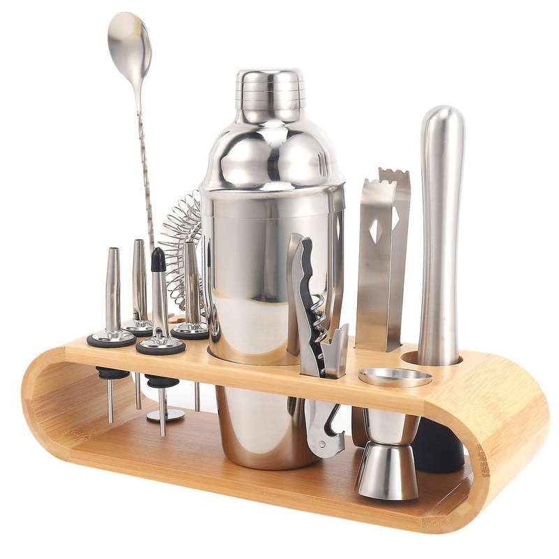Bartender Kit, 12-piece Cocktail Shaker Set, Home Bar Tool Kit