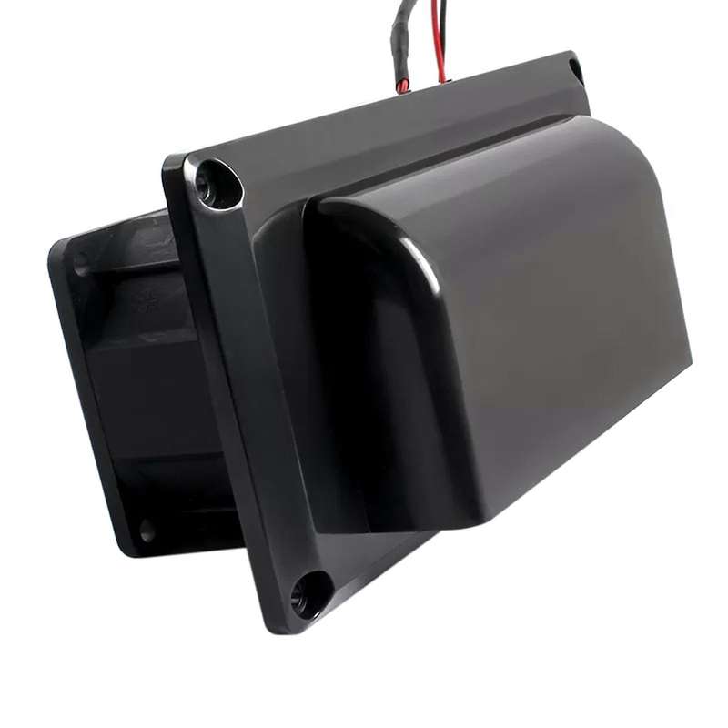Side Air Vent Ventilation Exhaust Fan 25w for Tytxrv Caravan Black
