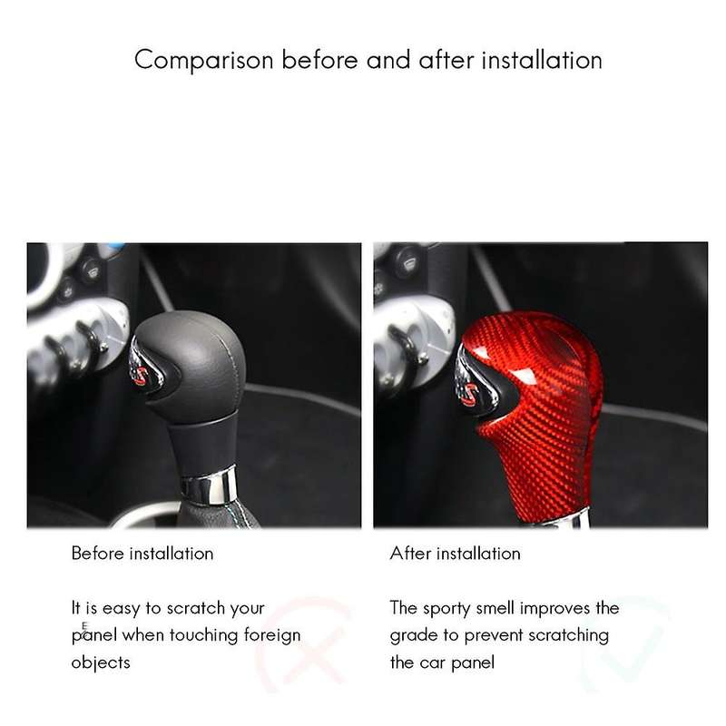 Car Gear Shift Cover Sticker for Mini Cooper R55 R56 R57 R58 R59 R60