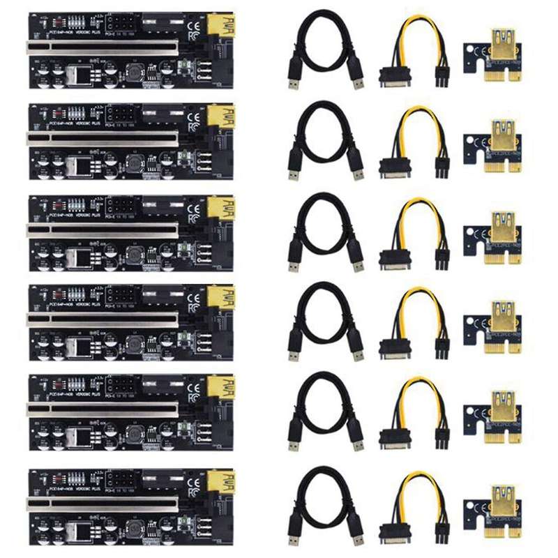 Version Riser 009c Plus Pci-e 1x 4x 8x 16x Extender Riser Card Pcie A