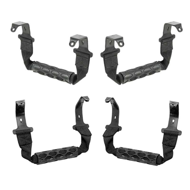 4pcs Front&rear Top Roof Roll Bar Grab Handles for Jeep Wrangler Jl