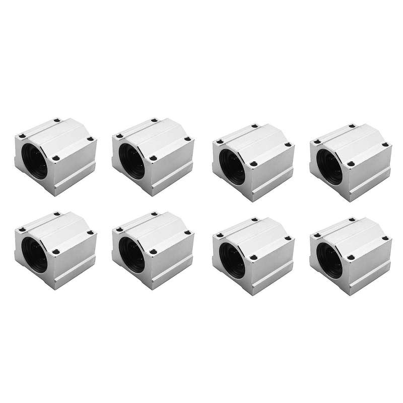 4 Pcs Sc20uu 20mm Aluminum Linear Motion Ball Bearing Slide Bushing