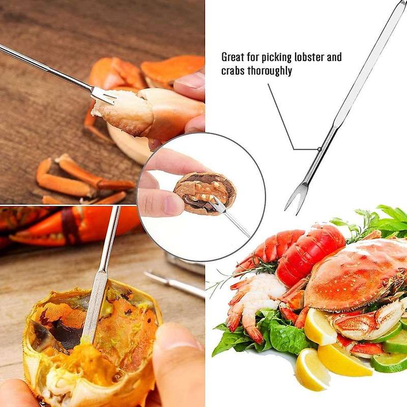 Seafood Tool Kit,crab Leg Cracker and Forks Cracker Shellfish Sheller
