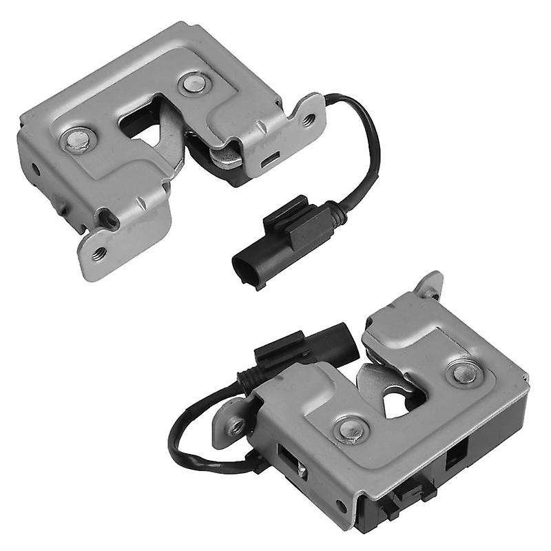 Front Left & Right Lower Hood Lock Latch Kit for 2004-2015 -bmw