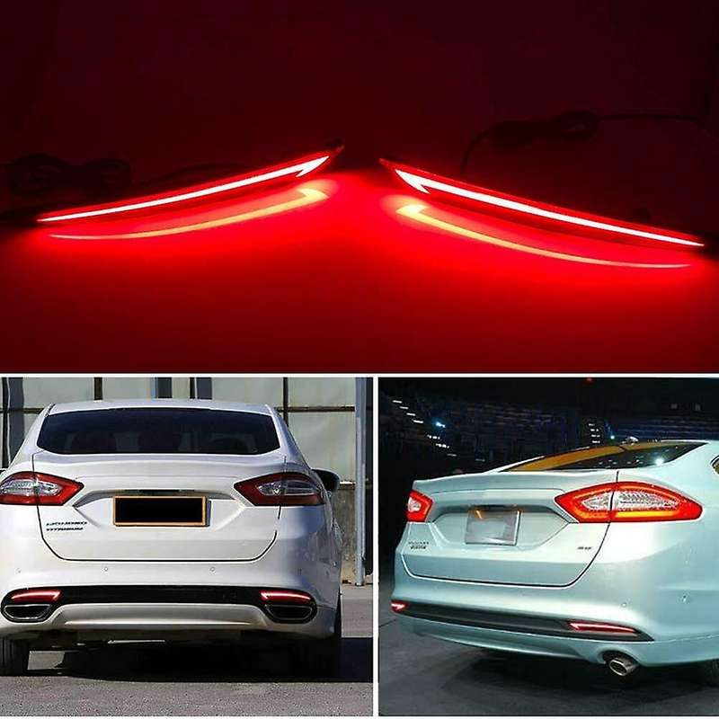 1 Pair Led Rear Fog Bumper Light Brake Light for Ford Mondeo Fusion