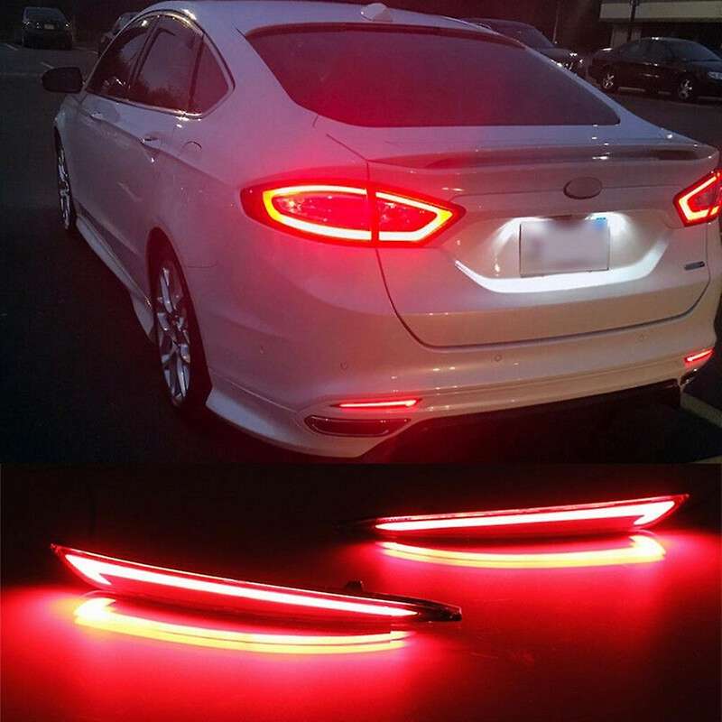 1 Pair Led Rear Fog Bumper Light Brake Light for Ford Mondeo Fusion