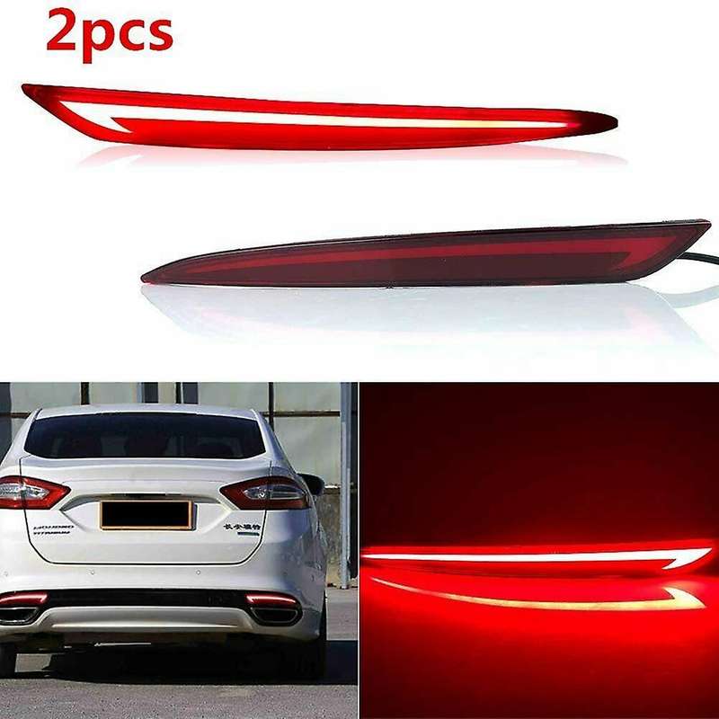 1 Pair Led Rear Fog Bumper Light Brake Light for Ford Mondeo Fusion