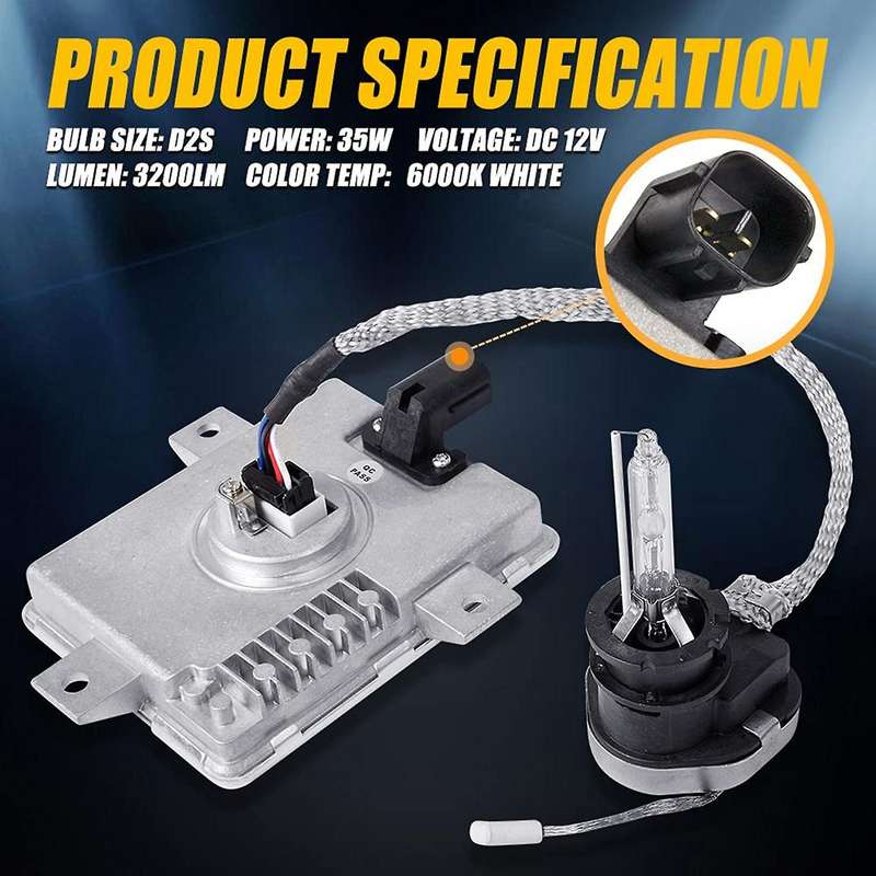 Xenon Headlight Ballast Unit with Lgniter and D2s Bulb Kit for Acura