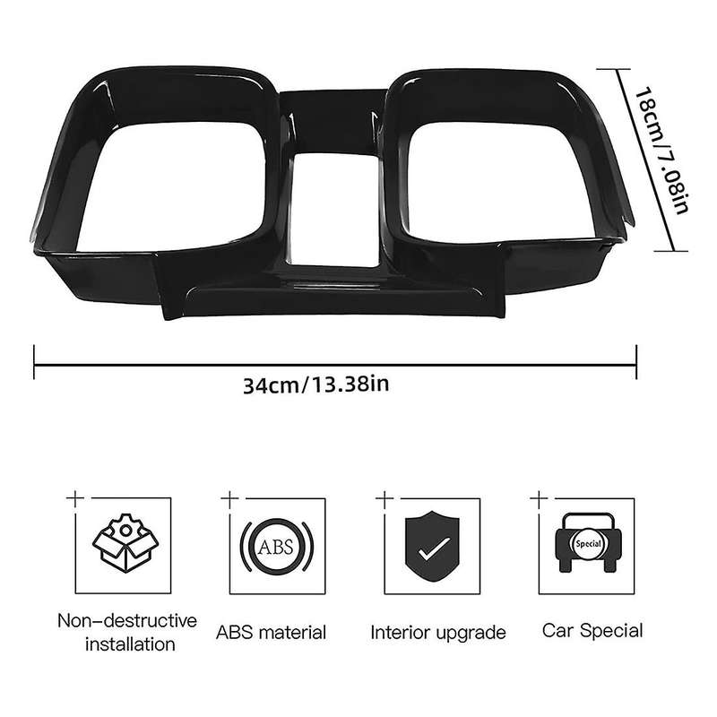 For Camaro Dashboard Cover Trim for Chevrolet Camaro 2010-2015(black)